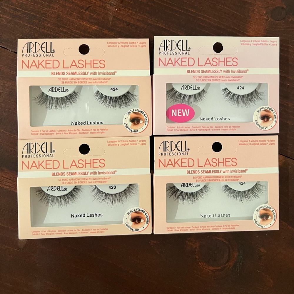 4x Ardell Professional Naked Lashes